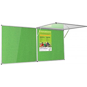 Resist-a-Flame Top-Hinged Tamperproof Noticeboards