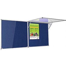 Resist-a-Flame Top-Hinged Tamperproof Noticeboards