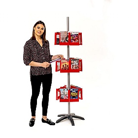 Expanda-Stand Freestanding Carousel Leaflet Dispensers