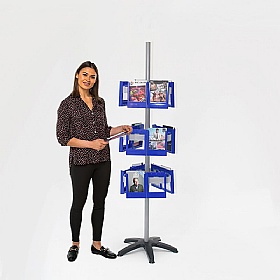 Expanda-Stand Freestanding Carousel Leaflet Dispensers