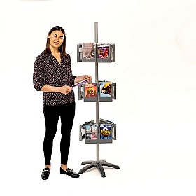 Expanda-Stand Freestanding Carousel Leaflet Dispensers