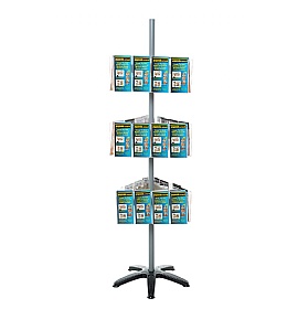 Expanda-Stand Freestanding Carousel Leaflet Dispensers