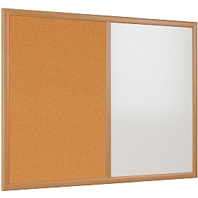InfoHub Eco-Friendly Combination Cork Boards