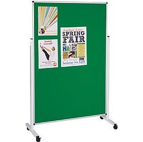 InfoHub Height Adjustable Mobile Noticeboards