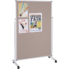 InfoHub Height Adjustable Mobile Noticeboards