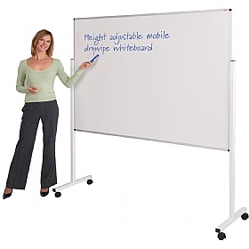 WriteOn Height Adjustable Mobile Whiteboards
