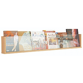 Wall Mounted Shelf Leaflet / Brochure Dispensers