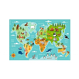 Animals & Places of the World Carpet - Education