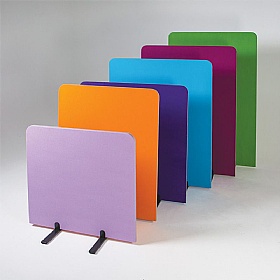BusyScreen ColourPlus Curve Floor Standing Partition Screens