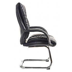 Derby High Back Leather Faced Visitor Office Chairs