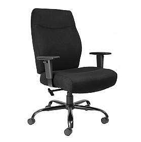 Porter Bariatric 27 Stone Fabric Office Chair