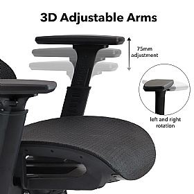 Zala Executive High Back Mesh Office Chair