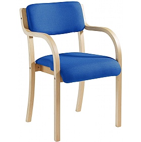 Prague Wooden Frame Stacking Office Armchairs