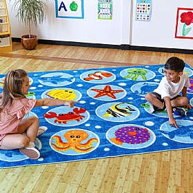 Under the Sea Rectangular Placement Carpet