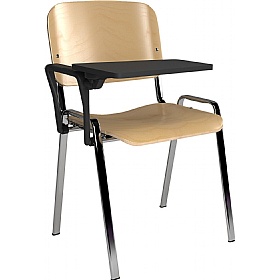Taurus Wooden Chair with Writing Tablet