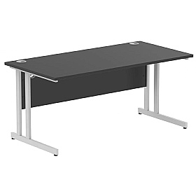 Eclipse Black Rectangular Office Desks