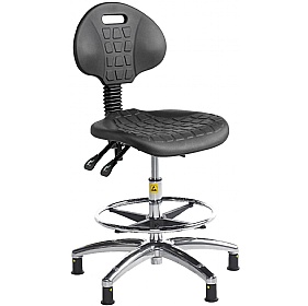 ESD Static Dissipative Polyurethane Draughtsman Chair