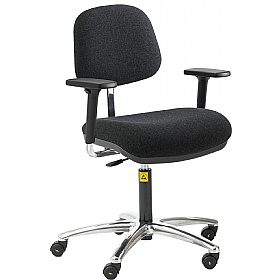 ESD Static Dissipative Ergonomic Fabric Chairs