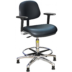ESD Static Dissipative Ergonomic Vinyl Draughtsman Chair