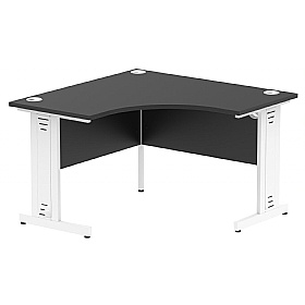 Onyx Corner Cable Managed Office Desks