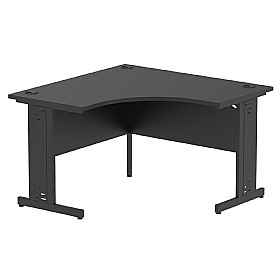 Onyx Corner Cable Managed Office Desks
