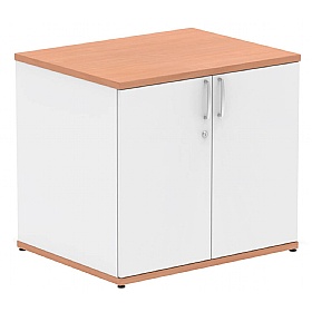 Flex Duo Desk High Wooden Office Cupboards