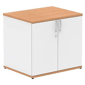 Flex Duo Desk High Wooden Office Cupboards