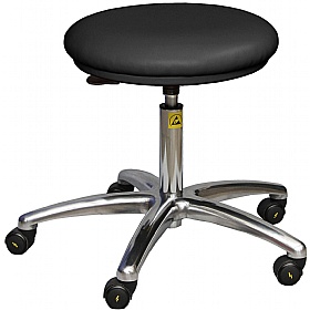 ESD Static Dissipative Clean Room Vinyl Stool with HEPA Air Filter