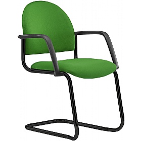 Arena Cantilever Stacking Meeting and Conference Chairs with Arms - Office Furniture