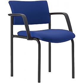 Arena Square 4-Leg Meeting and Conference Chairs with Arms