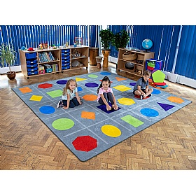 Geometric Shapes Carpet - Education