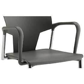 Ikon Plus Upholstered Cantilever Stacking Meeting and Conference Chairs