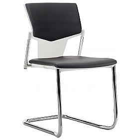 Ikon Plus Upholstered Cantilever Stacking Meeting and Conference Chairs