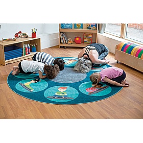 Yoga Position Carpet - Education