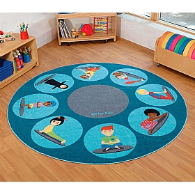 Yoga Position Carpet - Education