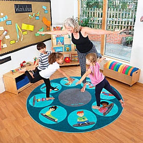 Yoga Position Carpet