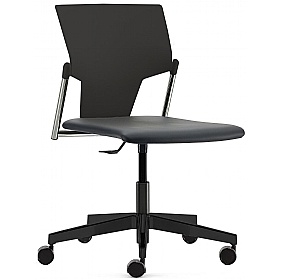 Ikon Upholstered Swivel Meeting and Breakout Chairs