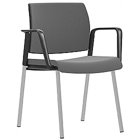 Kind 4-Leg Meeting and Conference Chairs with Arms - Office Furniture