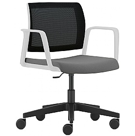 Kind Mesh Swivel Meeting and Breakout Chairs with Arms