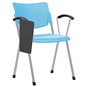 Mia Polypropylene Conference Chairs with Writing Tablet
