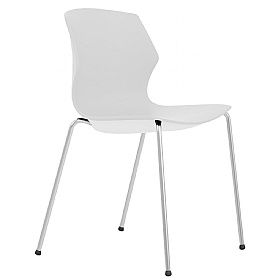 Pimlico Polypropylene Stacking 4-Leg Meeting and Breakout Chairs