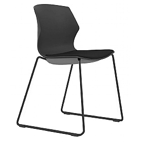 Pimlico Upholstered Stacking Sled Base Meeting and Breakout Chairs