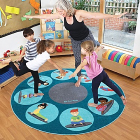 Yoga Position Carpet