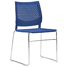 Vibe Polypropylene Sled Base Breakout and Conference Chairs