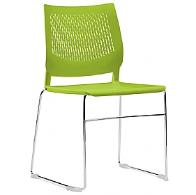 Vibe Polypropylene Sled Base Breakout and Conference Chairs