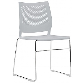 Vibe Polypropylene Sled Base Breakout and Conference Chairs