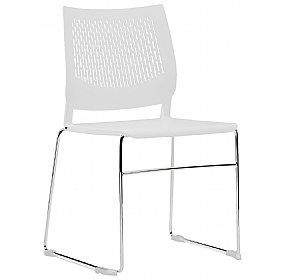 Vibe Polypropylene Sled Base Breakout and Conference Chairs