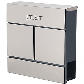 Phoenix Estilo Stainless Steel Brick Letter Box