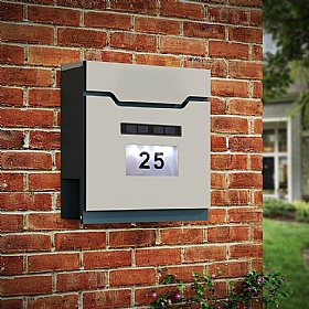 Phoenix Estilo Ilumno Stainless Steel Letter Box