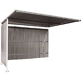 Traditional Secure Bicycle Shelters Extension